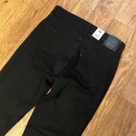 Levi’s 724 High-Rise Slim Straight Denim Jeans in Black Size 30 - Picture 7 of 12